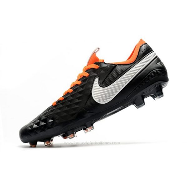 Nike Tiempo Legend Elite FG Negro Blanco Naranja